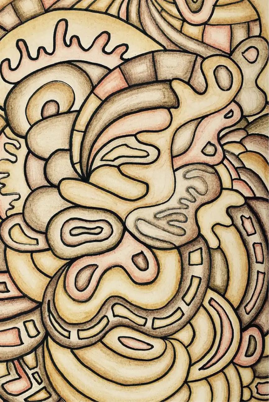 Live mural at a music event